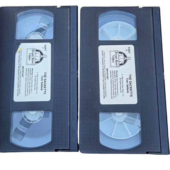 The Sacketts Double VHS Tape Set Video 1980 Tom Selleck Western Drama - Picture 3 of 14